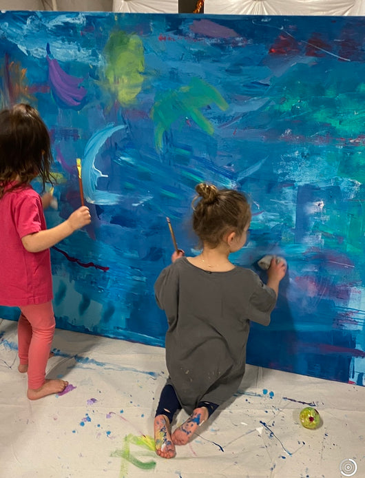 Collaborative Art Barn Painting Experiences
