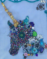 Bead collage art camp